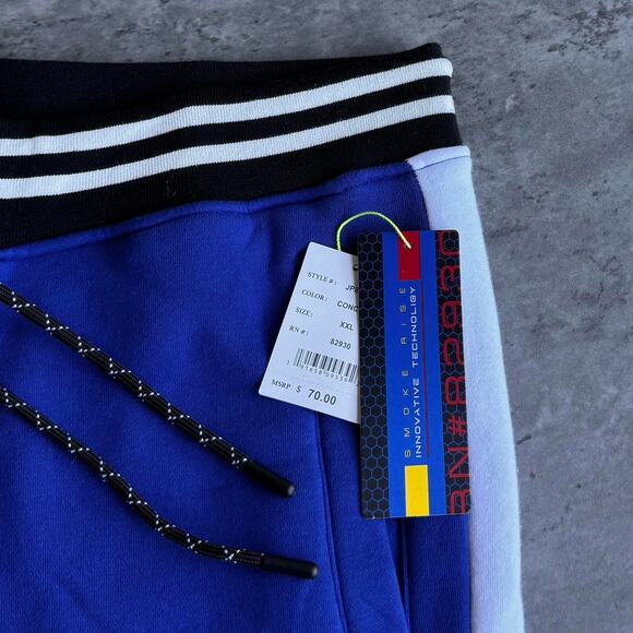 Vintage Y2K Smoke Rise Designer Streetwear Essential Sweatpants NWT - Picture 3 of 5